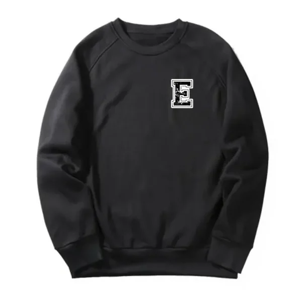 E letter Heart Print Sweatshirts