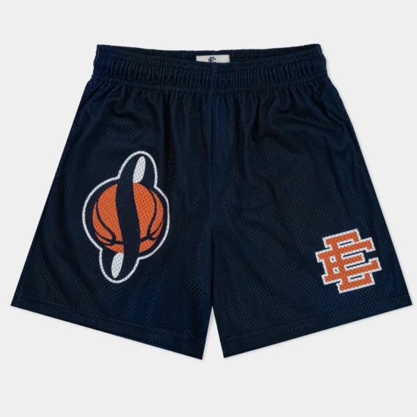 Eric Emanuel EE® Basic Short Navy Orange Logo