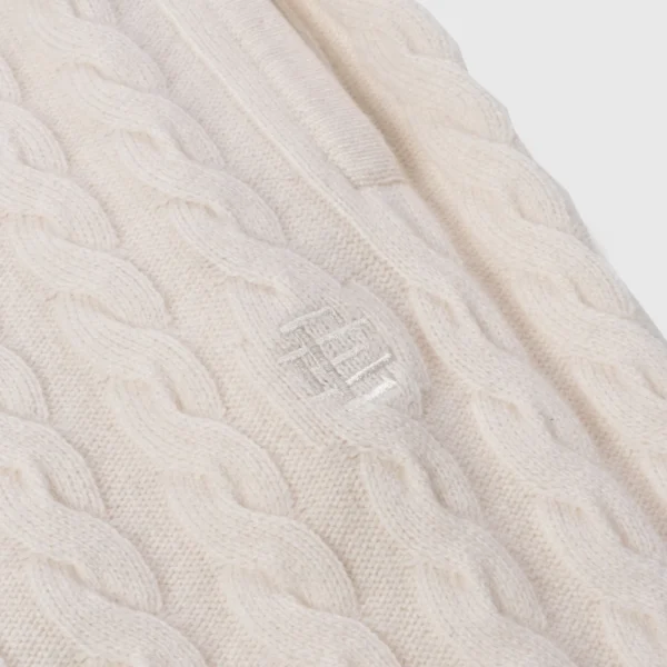 Eric Emanuel EE® Cable Knit Short Ivory