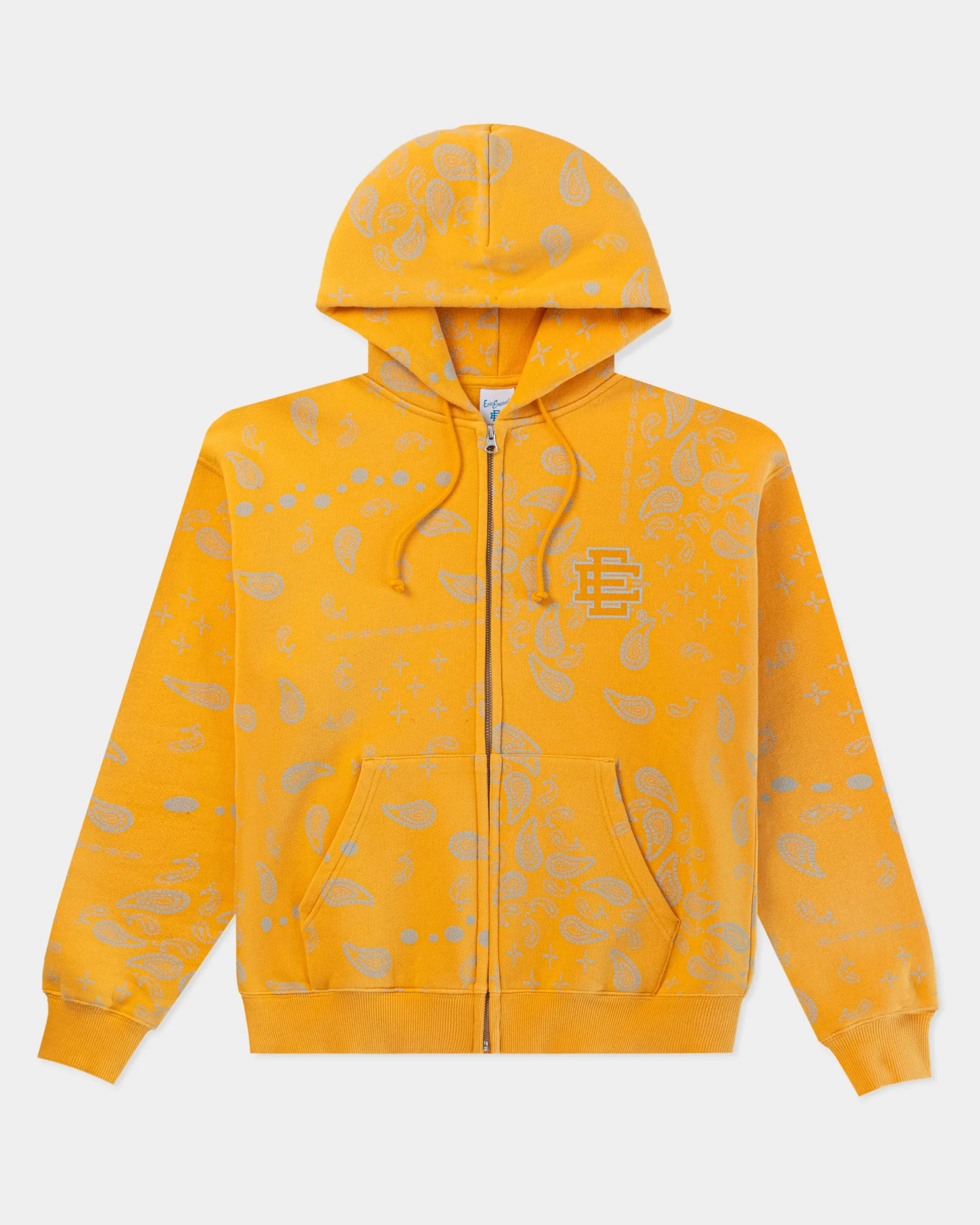 EE_Paisley_Hoodie_Yellow-1_d7de9079-00db-4013-b3e2-86fa08537e17-scaled-1 Eric Emanuel EE® Paisley Zip-Up Hoodie Yellow