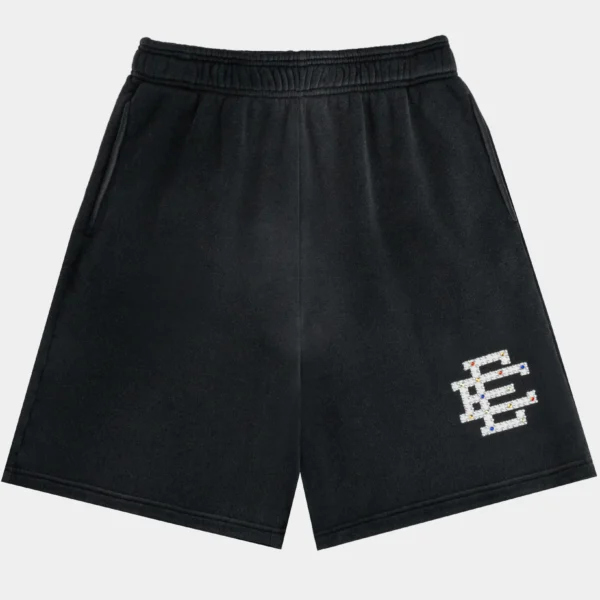 EE® Rhinestone Sweatshort – eric emanuel Black