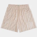 Ivory Cable Knit Pattern W Ivory EE®