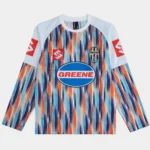 Red Vertical Pattern W White Accent Sleeves EE®