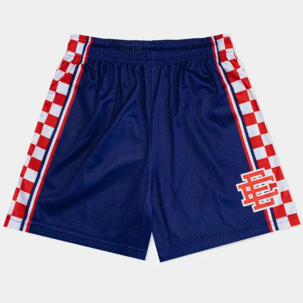 White Checkerboard Pattern W Red EE®