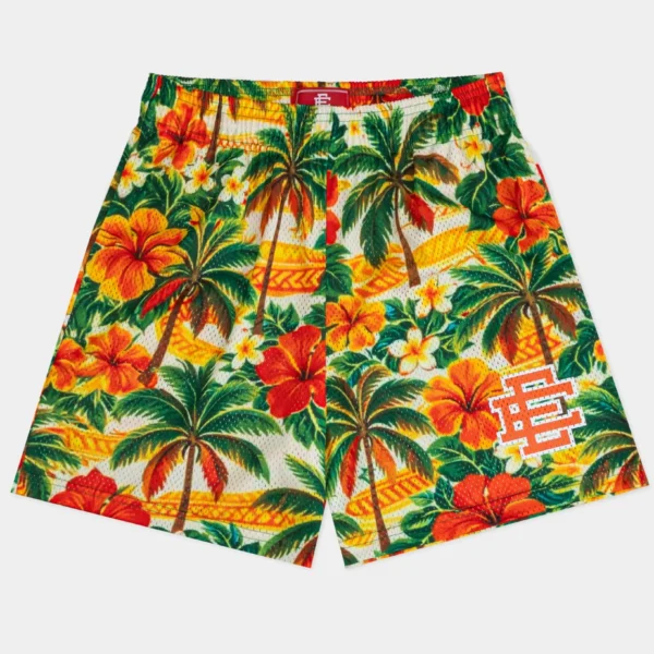 Eric Emanuel Hawaiian Print W Orange