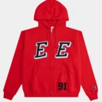 EE® Felt Zip-Up Hoodie