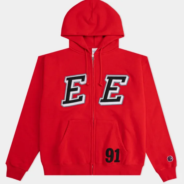 EE® Felt Zip-Up Hoodie