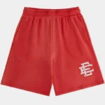 EE® Rhinestone Sweatshort Red