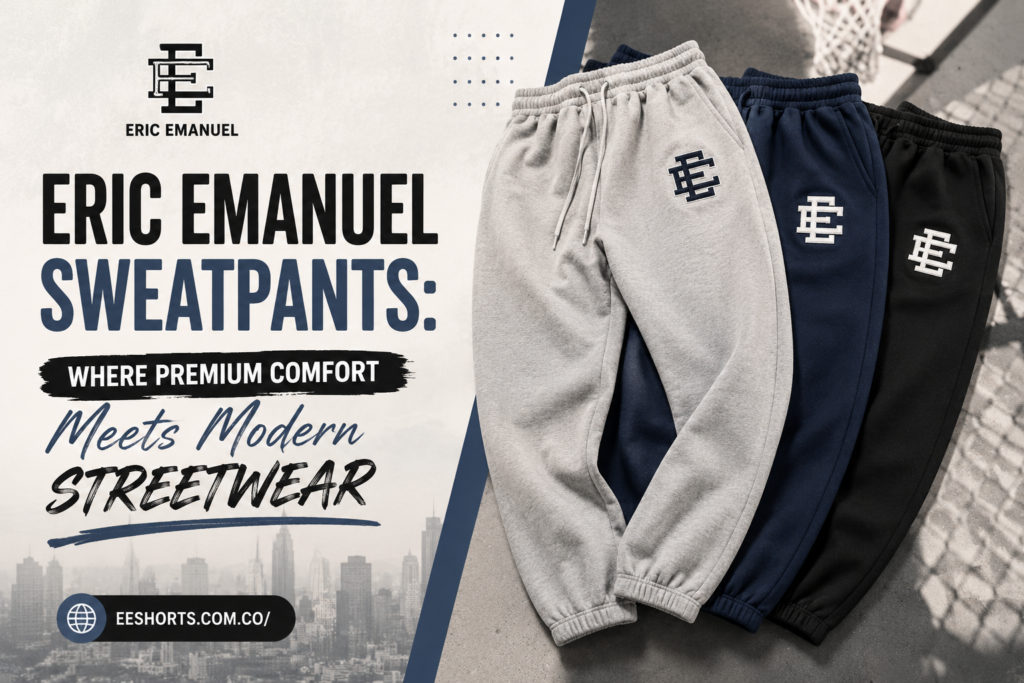 Eric Emanuel Sweatpants: Where Premium Comfort Meets Modern Streetwear