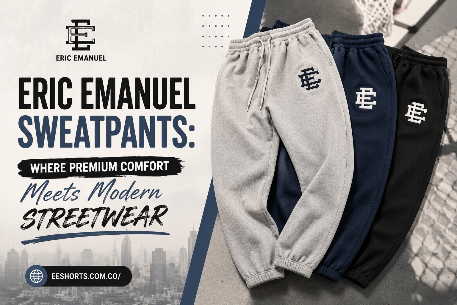 Eric Emanuel Sweatpants: Where Premium Comfort Meets Modern Streetwear