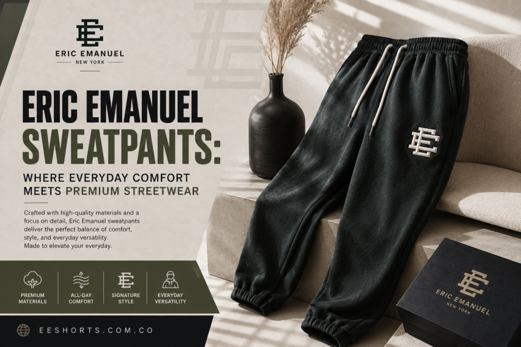 Eric Emanuel Sweatpants: Where Everyday Comfort Meets Premium Streetwear