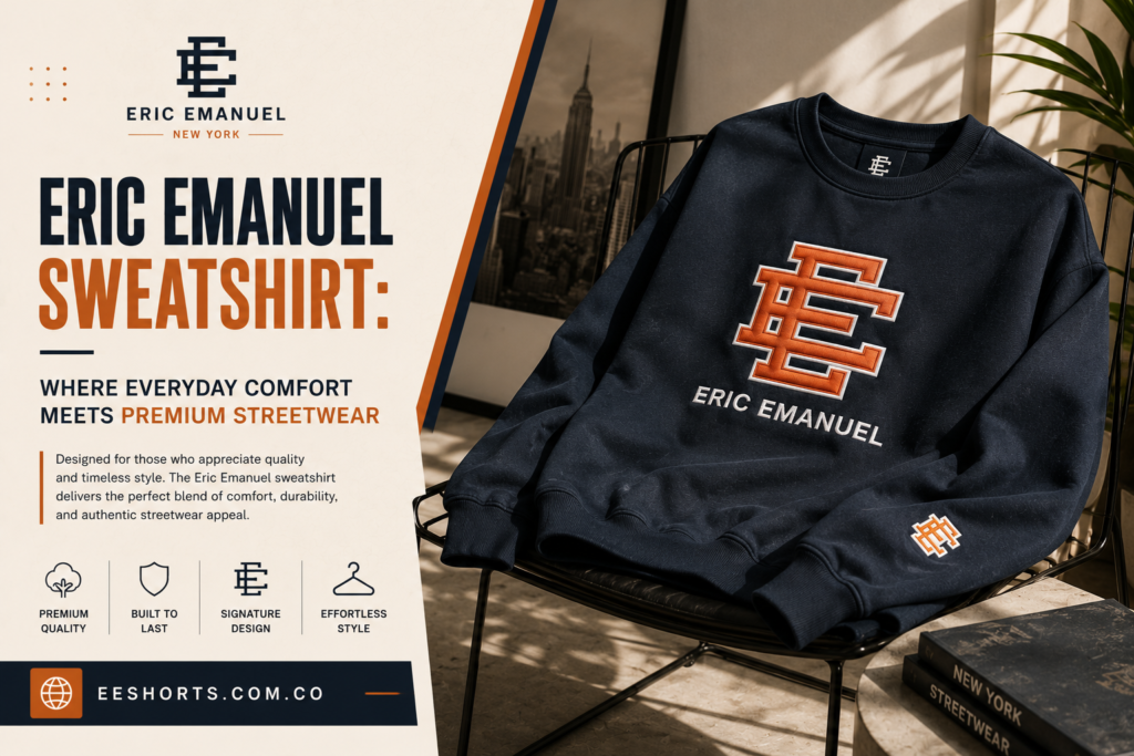 Eric Emanuel Sweatshirt: Where Everyday Comfort Meets Premium Streetwear