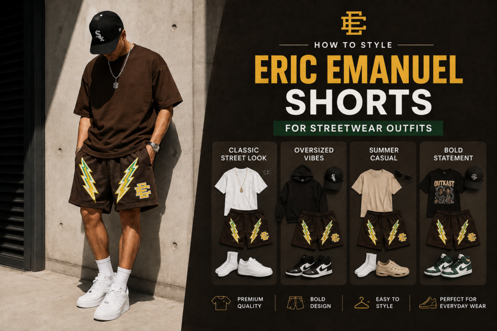 How to Style Eric Emanuel Shorts for Casual and Streetwear Outfits
